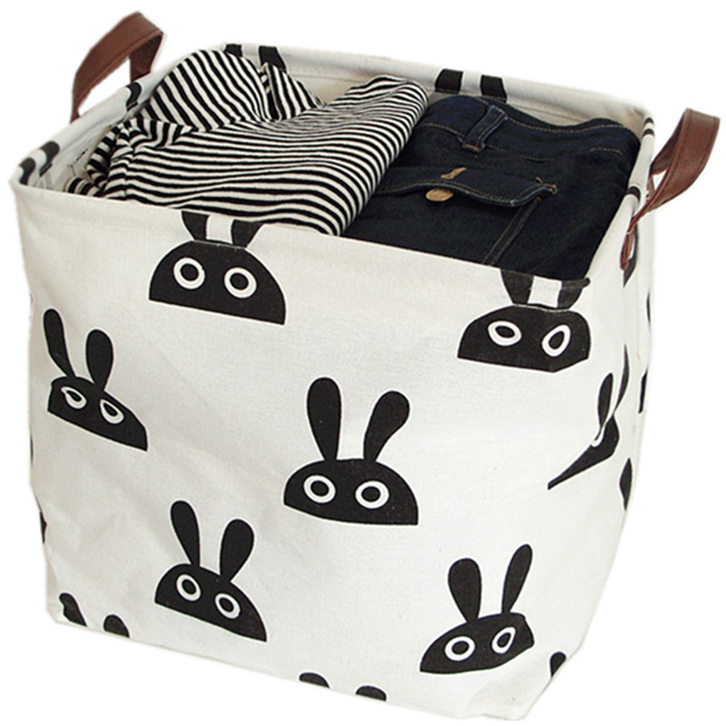 Dirty Clothes Storage Basket, Square Box, Foldable Toy Storage Basket, Home Storage Box, Fabric Quilt Storage Bag
