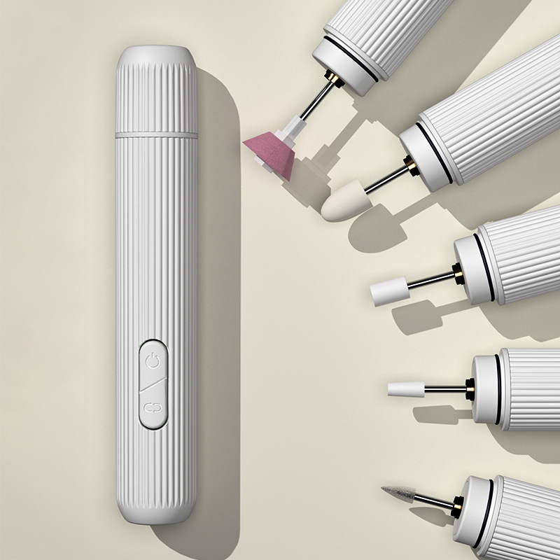 Handheld Nail Care Electric Nail File Automatic Nail Polish Remover Polishing Dead Skin Removal Grinder for Gray Nails