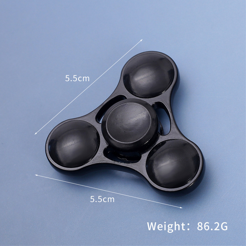 New Second Generation UFO Finger Spinner Zinc Alloy Finger Gyro Big Three Leaf Clover Rotating EDC Gyro