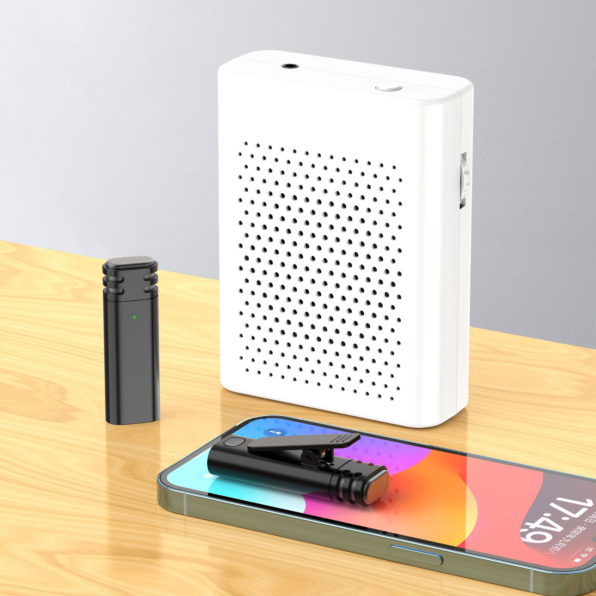 Little bee wireless teacher amplifier wireless lapel microphone no howling guide shopping special speaker