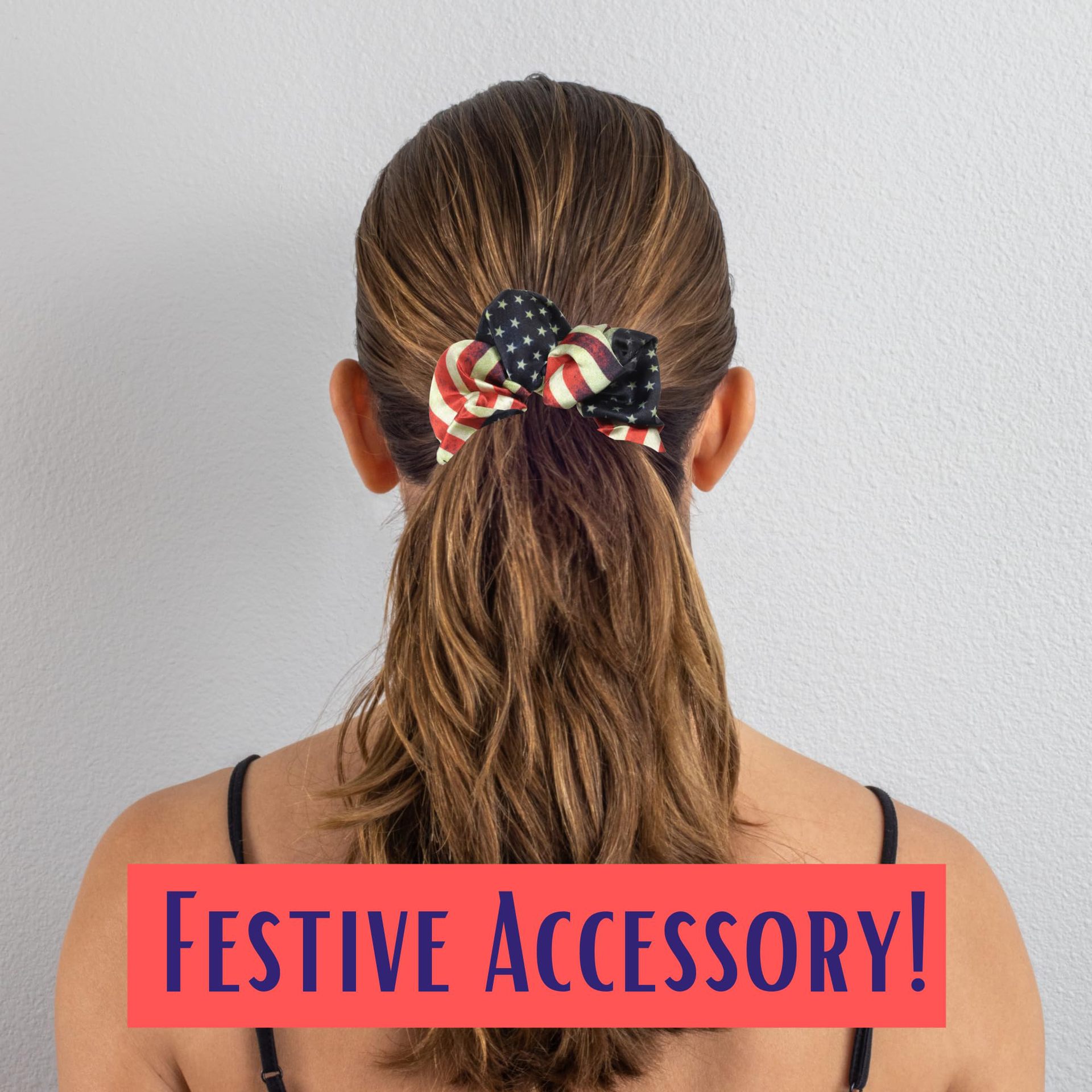 American Flag Headband Elastic July 4th Holiday Women's Patriotic Stretchy One Size (3 Pack)