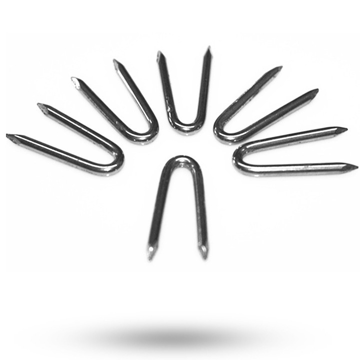 5ZW Saddle Staple U-Shaped Nail Iron Nail Wire Mesh Special Nail Fence Nail Wood Nail for Fixing Things