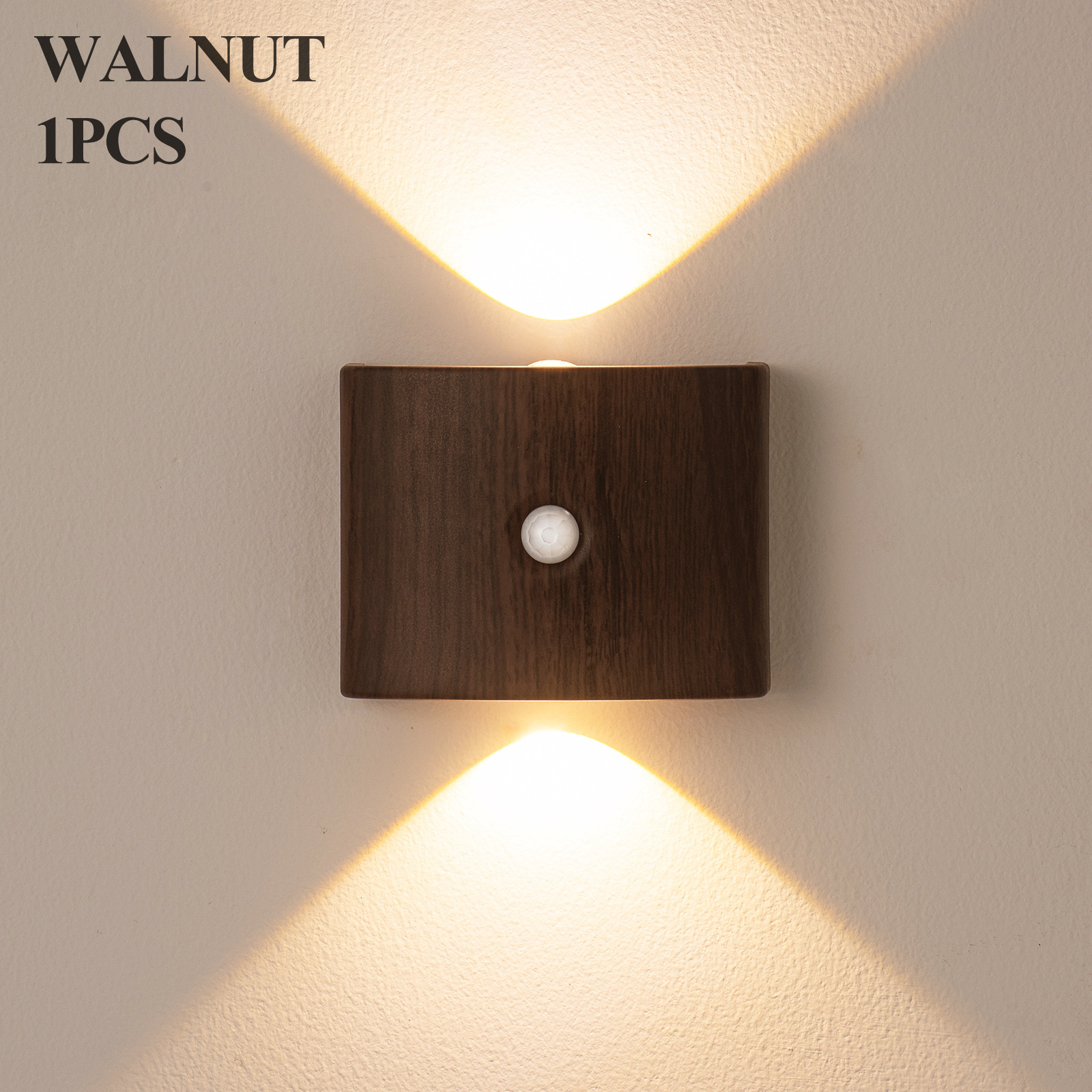 LED Infrared Induction Wall Light Corridor Hallway Entryway Balcony No Drilling Battery Wall Light