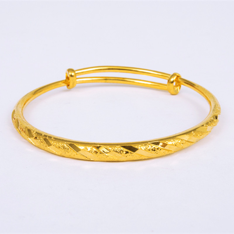 Vietnam sand gold bracelet women simulation gold-plated 999 pure dragon and phoenix fake gold copper bracelet hand jewelry
