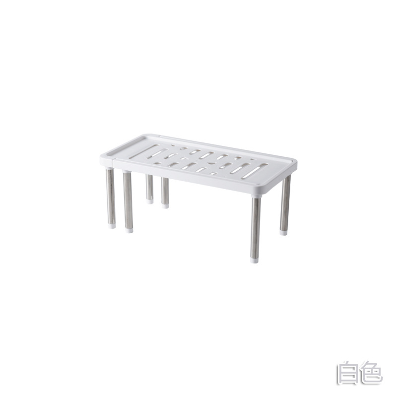 Expandable Shelf, Kitchen Drying Rack, Condiment Bottle Storage Rack, Cabinet Organizer Rack, Double-Layer Countertop Storage Rack