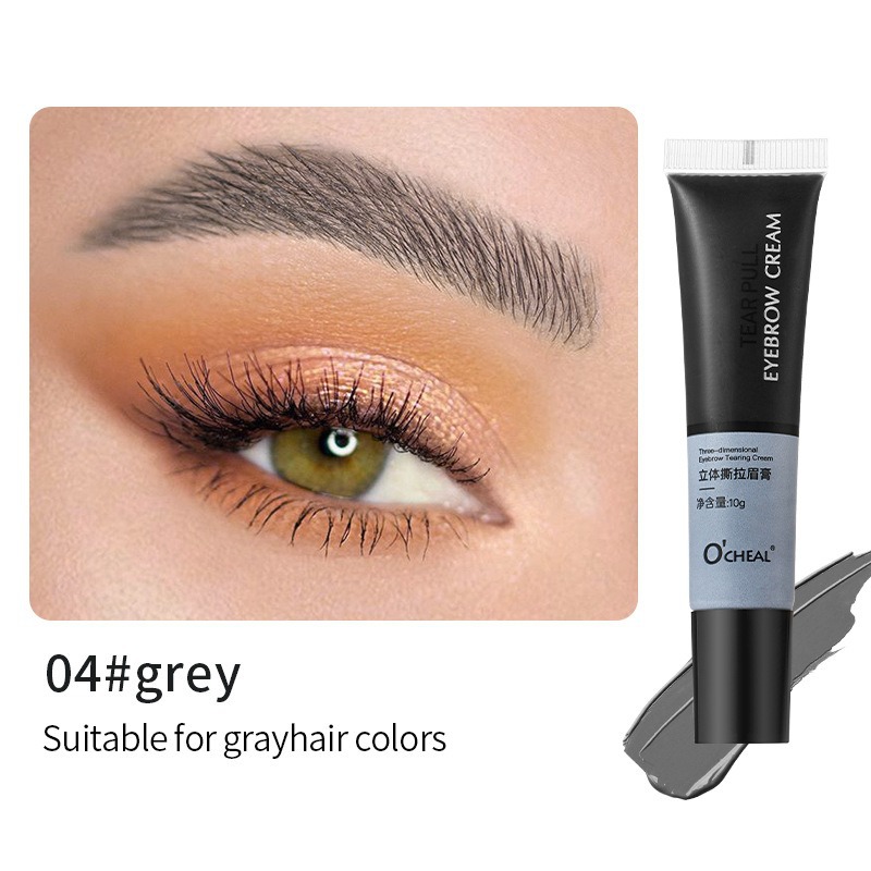 Cross-Border Foreign Trade Cosmetics O'Cheal 3D Peel-Off Eyebrow Gel Waterproof Long-Lasting Color Non-Smudging Peel-Off Dye Eyebrow Gel