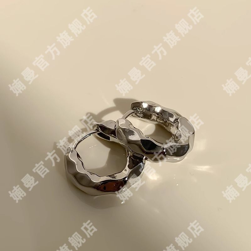 Earrings Women Metal Stud Earrings 925 Silver Needle Ear Accessories 2025 New