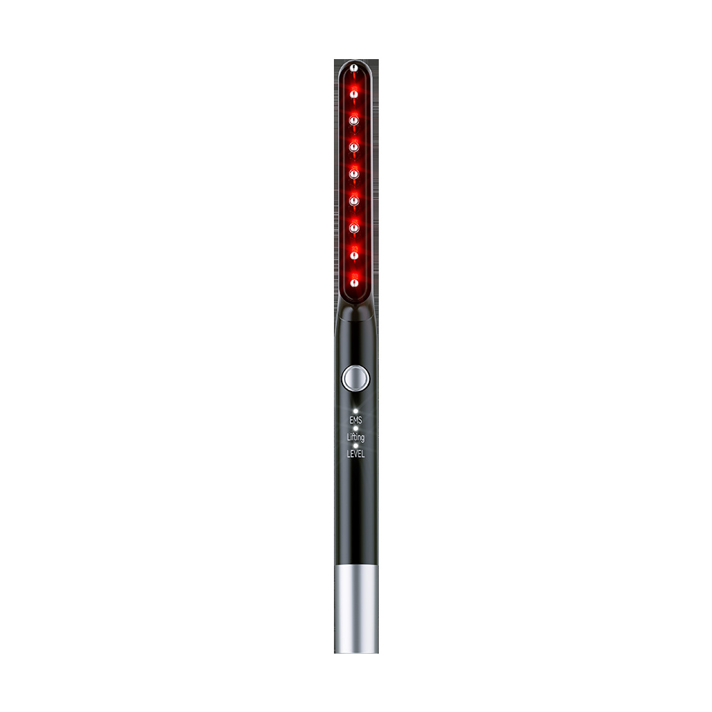 Electric Massage Comb Red Light EMS Microcurrent Pocket Comb Vibration Scalp Applicator Essence Care Liquid Hair Beauty Comb