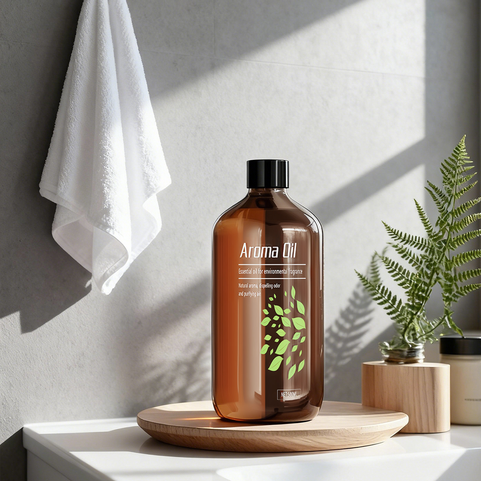 500ml Aromatherapy Machine Special Oily Essential Oil Refill Liquid Waterless Diffuser Commercial Fragrance Machine White Tea