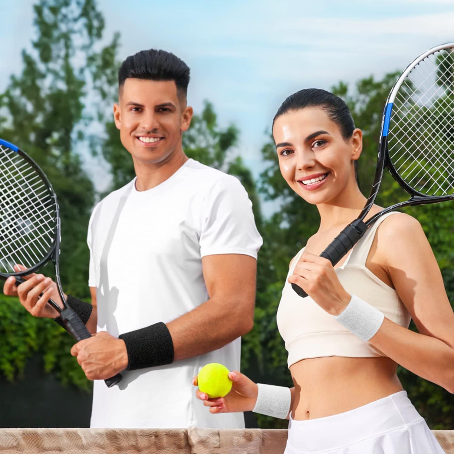 Custom sweat-absorbing towel wristband, sports running fitness basketball badminton yoga wrist guard, cotton feel breathable unisex