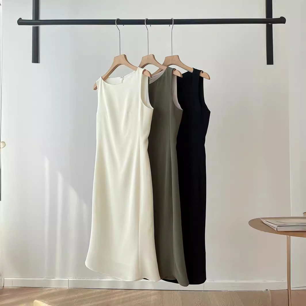 The*ry counter three-acetate dress summer new sleeveless fishtail skirt dress