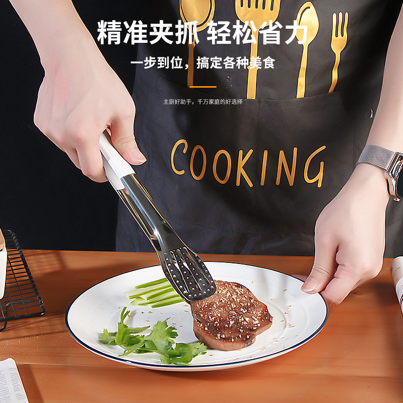 304 stainless steel anti-scald food clip anti-slip food clip kitchen baking clip barbecue clip meat clip