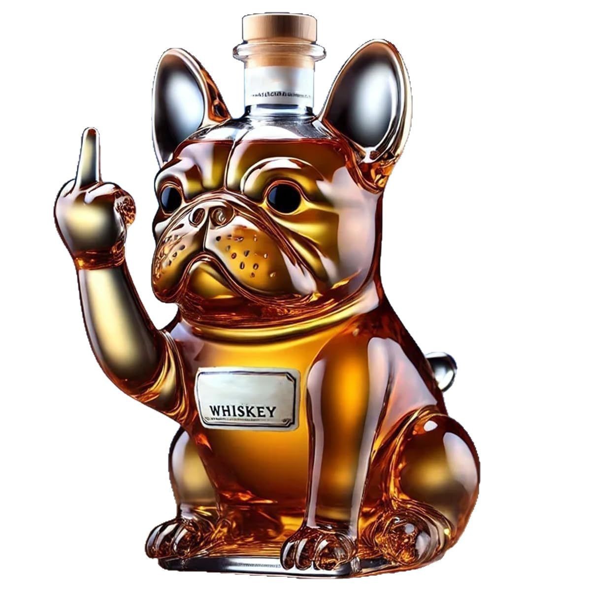 New Funny Whiskey Dog Bottle animal shar pei dog whiskey bottle vodka wine set