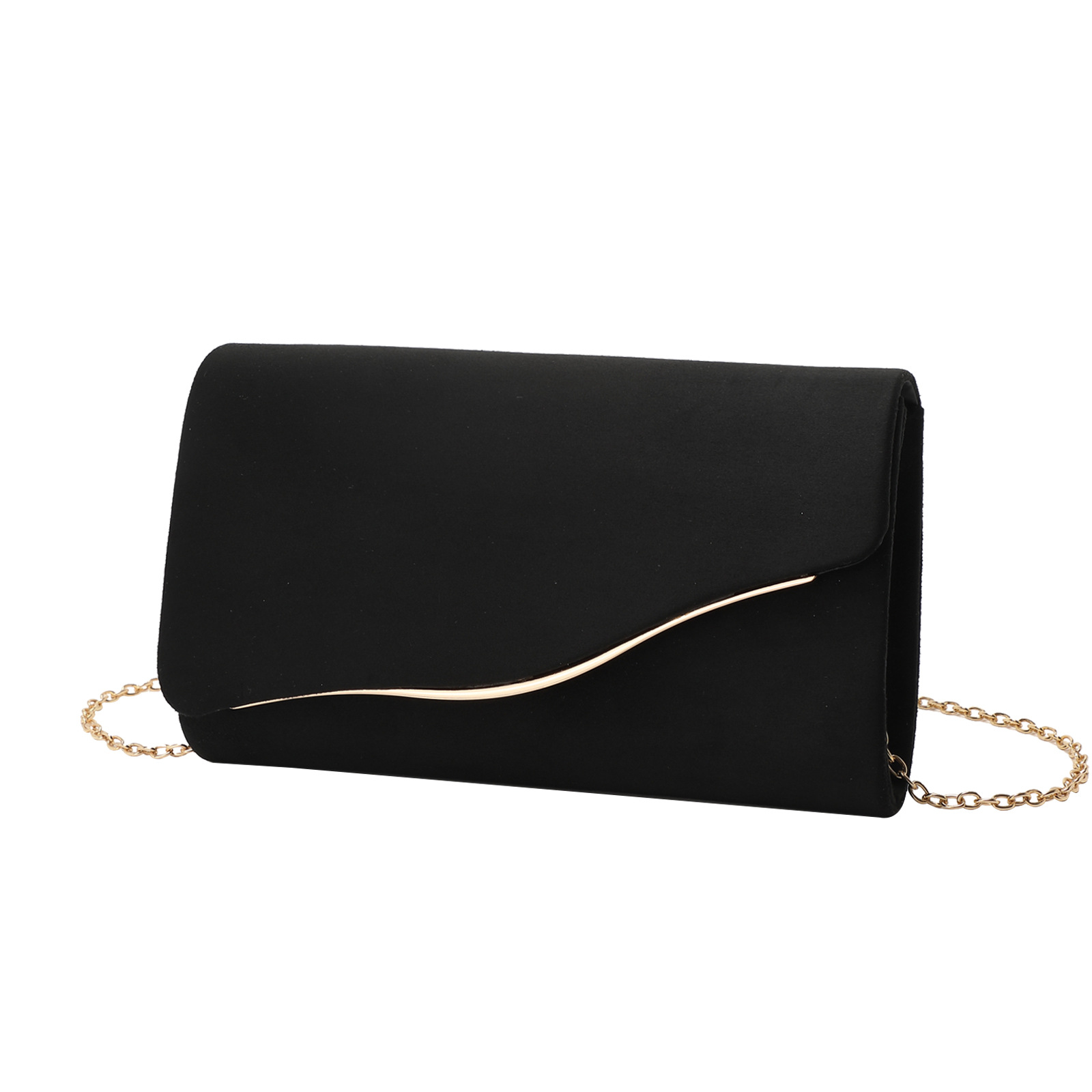Women's Evening Bag Fresh Sweet Simple Clutch Bag Chain Shoulder Crossbody Bag Banquet Evening Dress Bag
