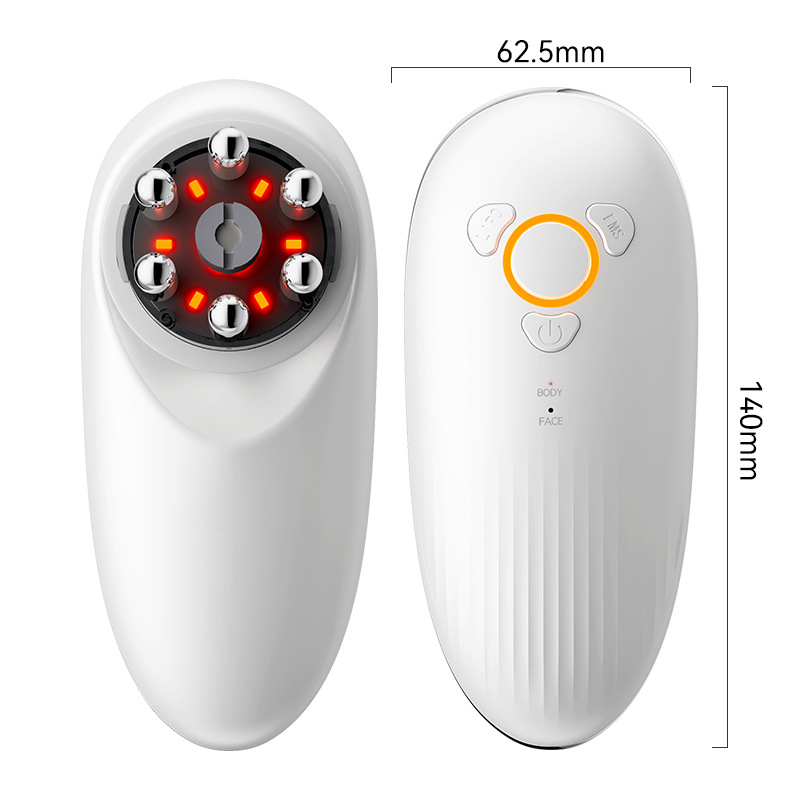 Fat Burning Instrument New Negative Pressure Beauty Instrument Smart Massager Body Shaping Red and Blue Light Abdomen Scraping Body Shaping Instrument