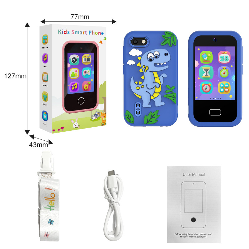 New children's phone touch camera HD photo video game music cartoon toy