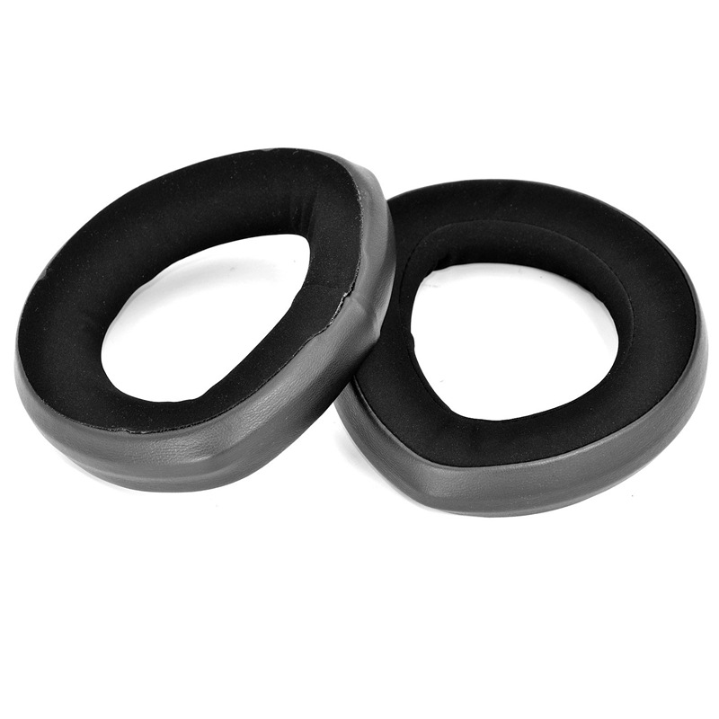 For Sennheiser HD800 HD800s HD820 headphone sponge earpads fiber leather ear cushions velvet headband