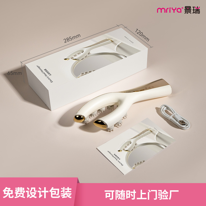New head massager, EMS microcurrent red light massage comb, electric massage comb for scalp care massage instrument