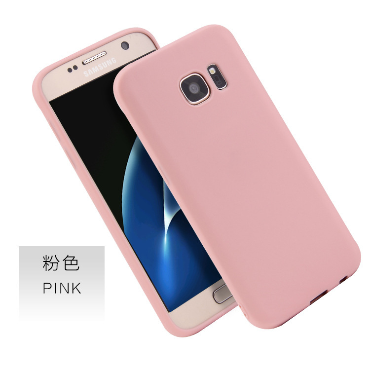 Applicable for Samsung S7 Phone Case Candy Color S8 Anti-Fall S6edge Full Wrap A720 Protective Case