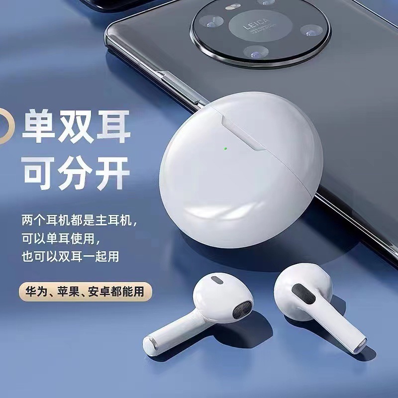 Exclusive pro6 Bluetooth Earphones Mini Simple Wireless In-ear Noise Reduction Ultra-long Battery Life Large Capacity