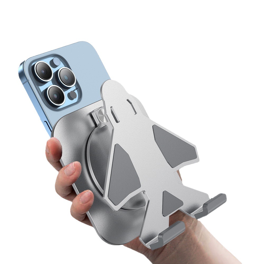 Metal multifunctional desktop phone stand foldable adjustable rotating stand tablet phone universal