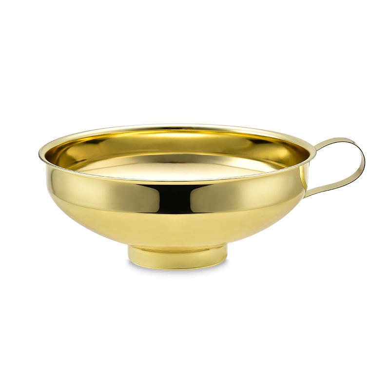 Kitchen Stainless Steel Funnel Jam Salad Dressing Wide Mouth Funnel Wide Mouth Canning Funnel