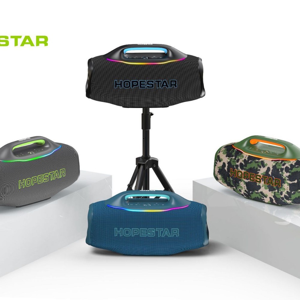 New A95 Bluetooth card 580W with microphone Bluetooth speaker heavy bass subwoofer outdoor party KTV sing guitar