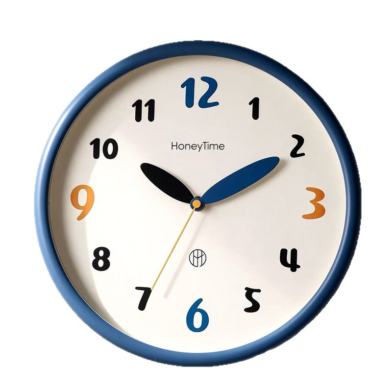 Modern Simple Wall Clock for Home Living Room Bedroom, Silent Wall Clock No Drilling 2026 New