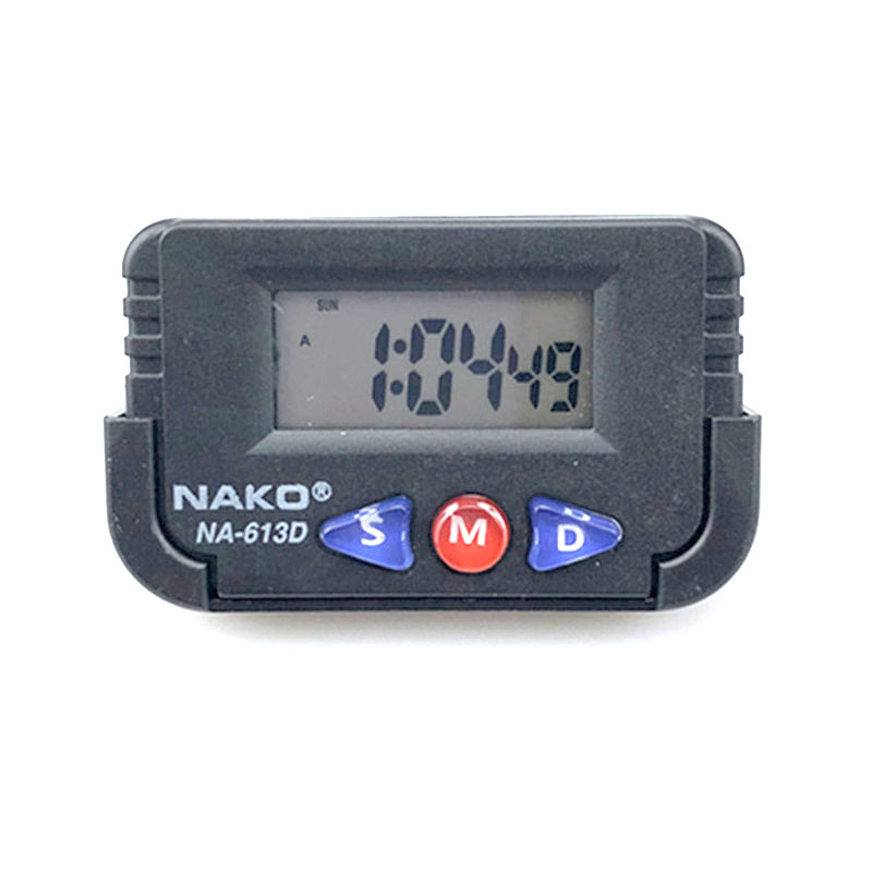 NA-613D Electronic Car Clock LED Display Random Adhesive Timer