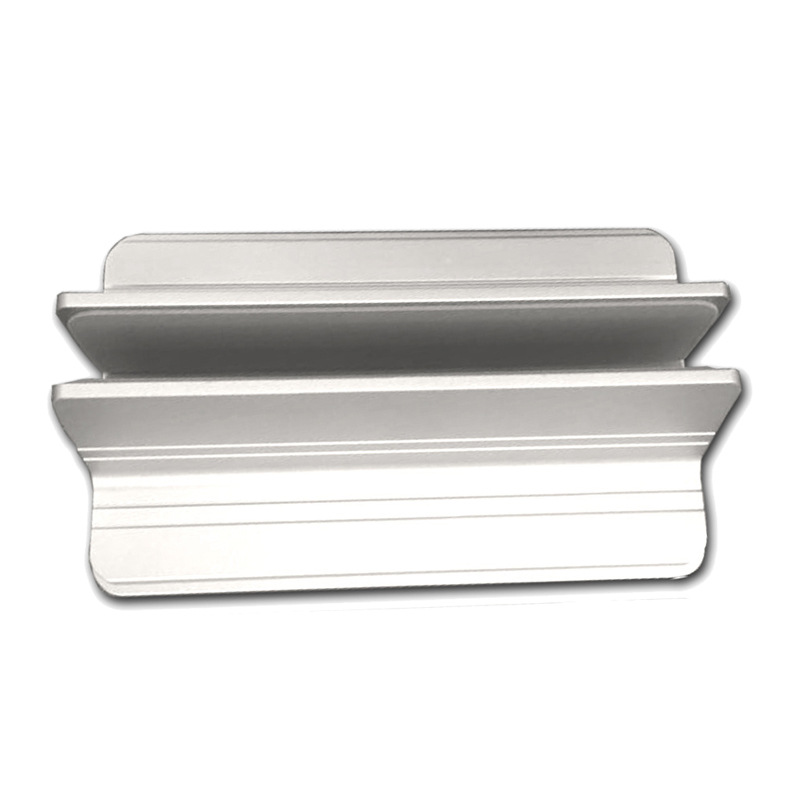 Double storage vertical notebook book computer aluminum alloy stand base desktop dual slot heat dissipation storage stand