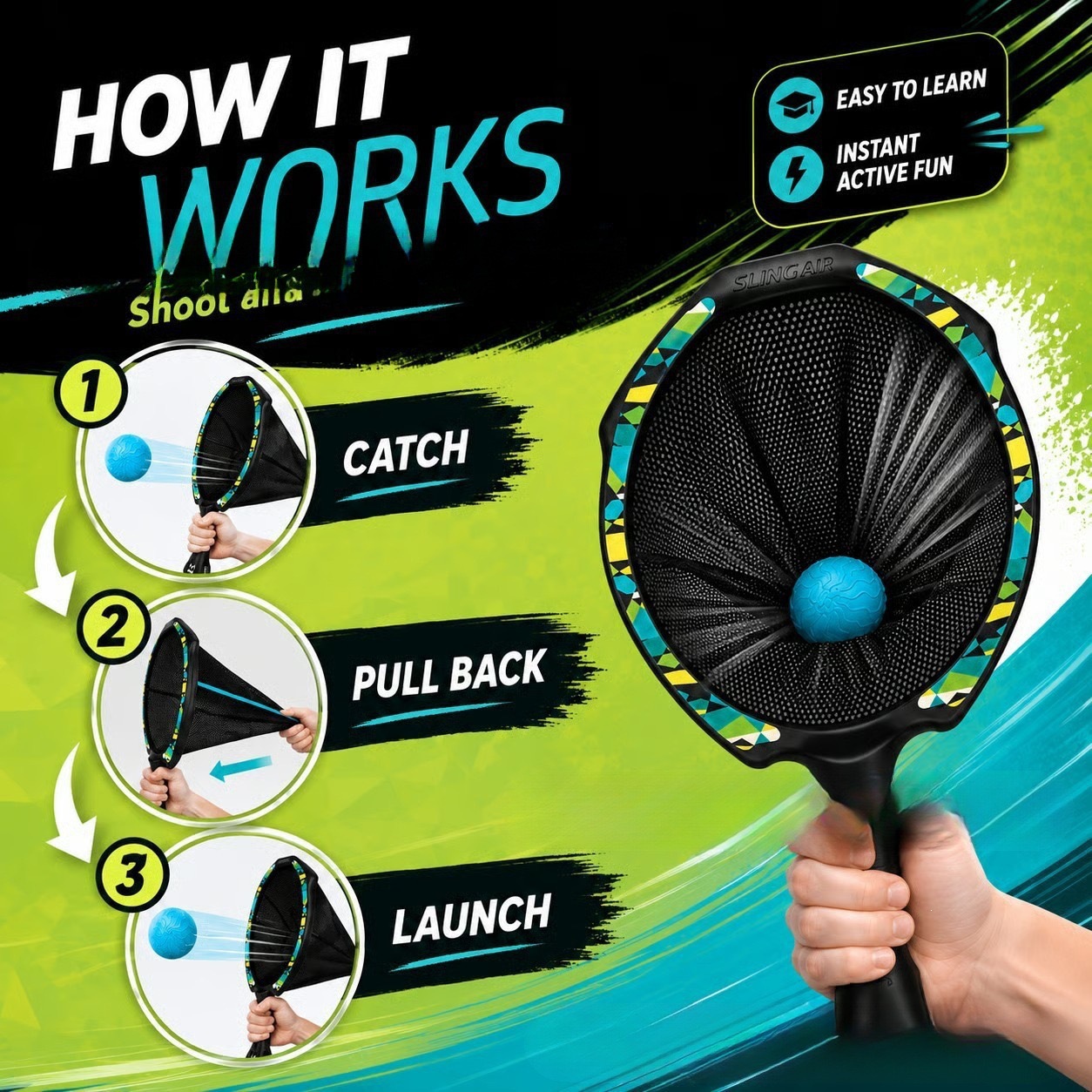 New Slingshot Catch Game Set Slingshot Catch Game Set
