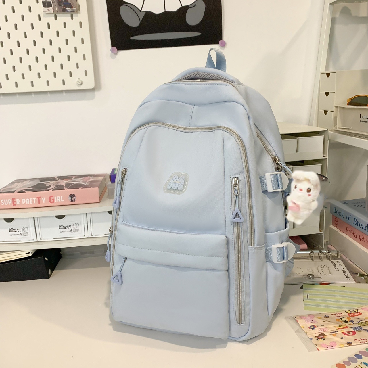 Primary and Secondary School Students Load-Reducing Spine-Protecting Schoolbag Large Capacity 2024 New for Boys and Girls