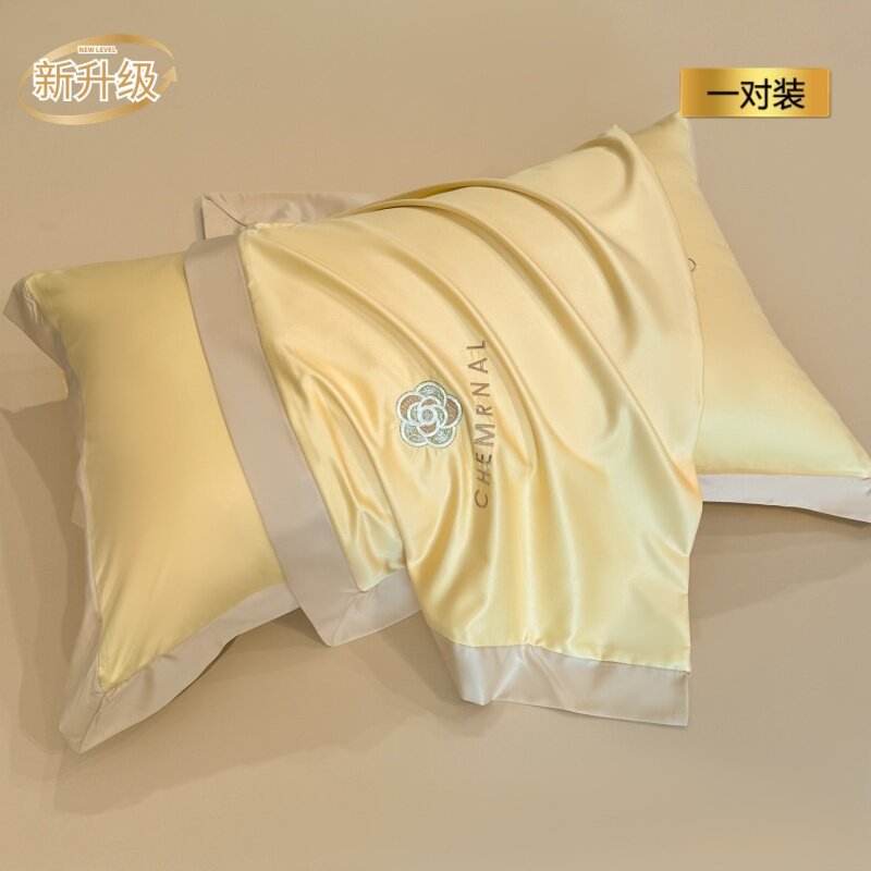 【新升级】【一对装】芝士奶茶【冰凉透气 舒睡无压痕】 · 48cmX74cm