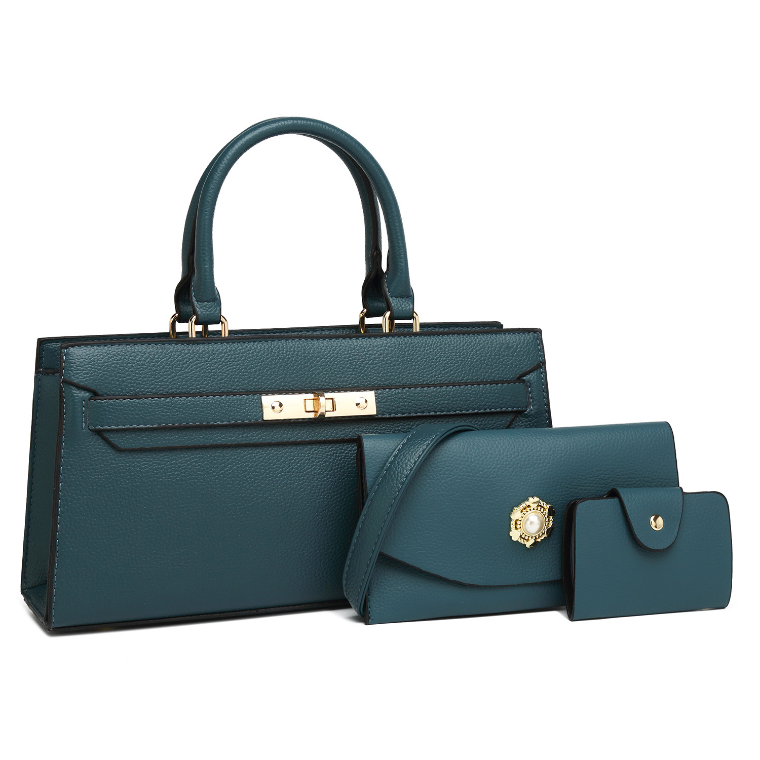 2026 women's bag new Kelly bag handbag multi-pocket Birkin shoulder crossbody commuting large bag