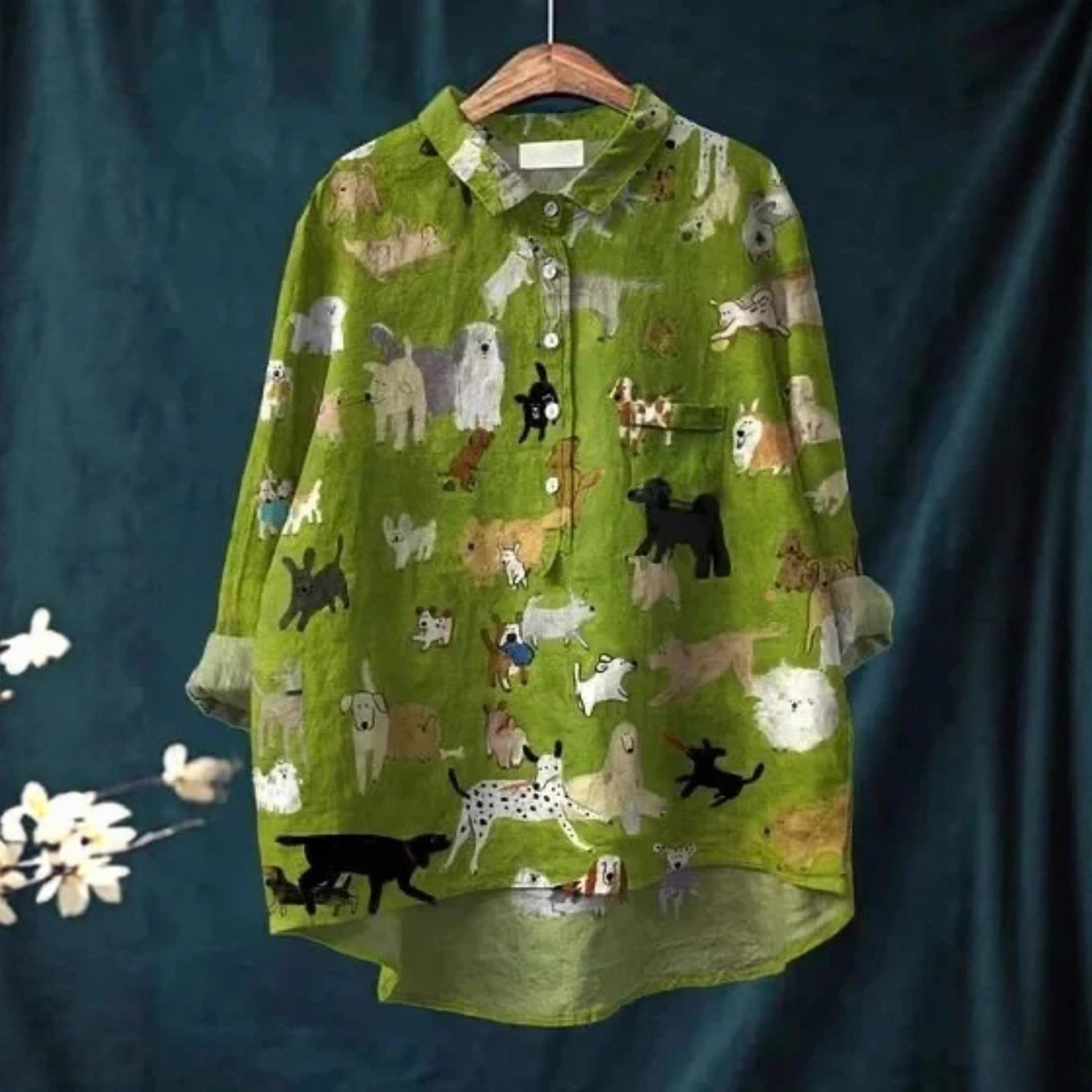 2026 Independent Station Summer Women's New Floral Pullover Long Sleeve Shirt