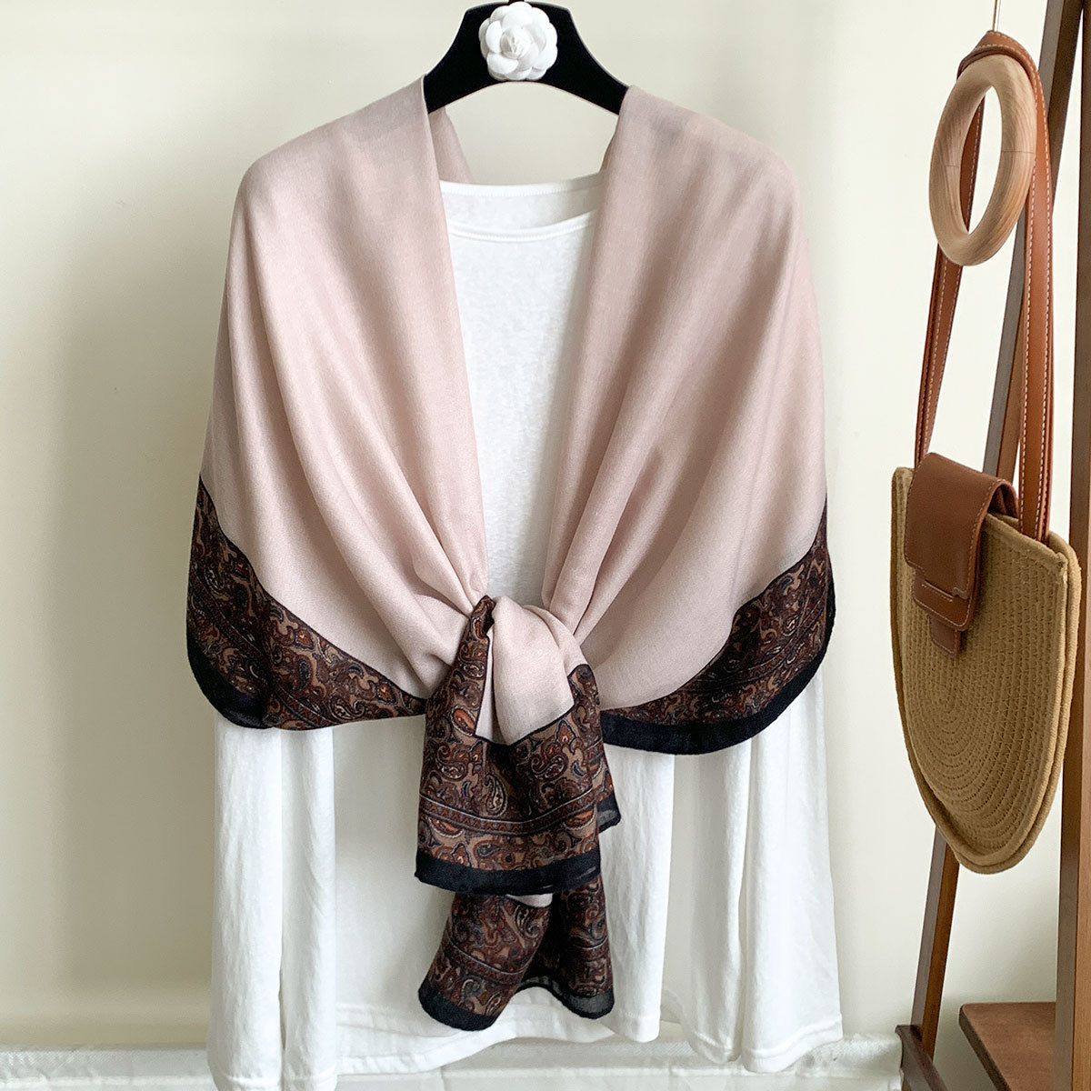 Scarf, thin gauze scarf, cotton-linen scarf for women, autumn and winter long gauze scarf, summer sunscreen shawl dual-use