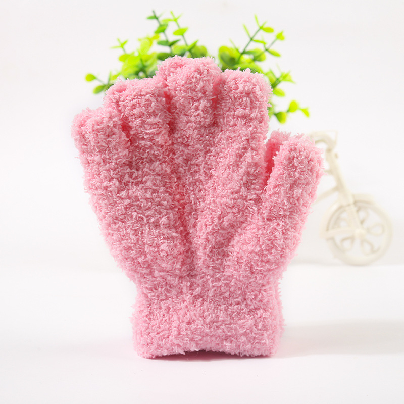 Wenwan Ten-Thousand-Hair Simple Gloves Full Half-Finger Unisex for Walnut Polishing Nano Patina Diamond Polishing Split-Finger
