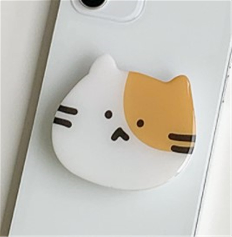 Korean Mellowus Phone Stand Cartoon Foldable Resin Acrylic Airbag Telescopic Portable