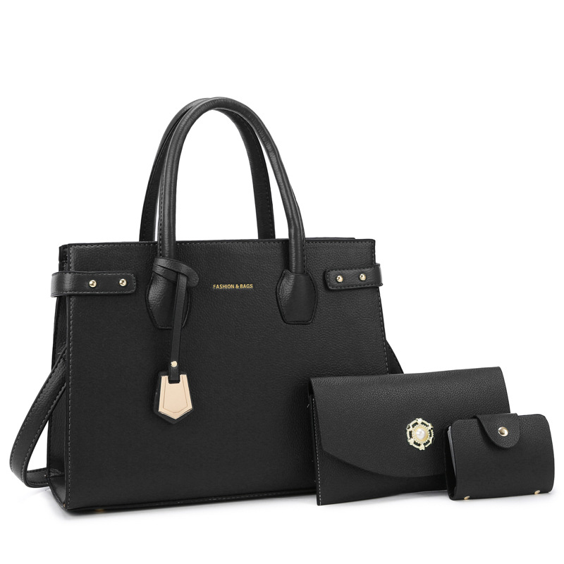 Handbags 2024 New Large Capacity Shoulder Handbag Multi-piece Set Mother-child Bag Simple Commuter Bag