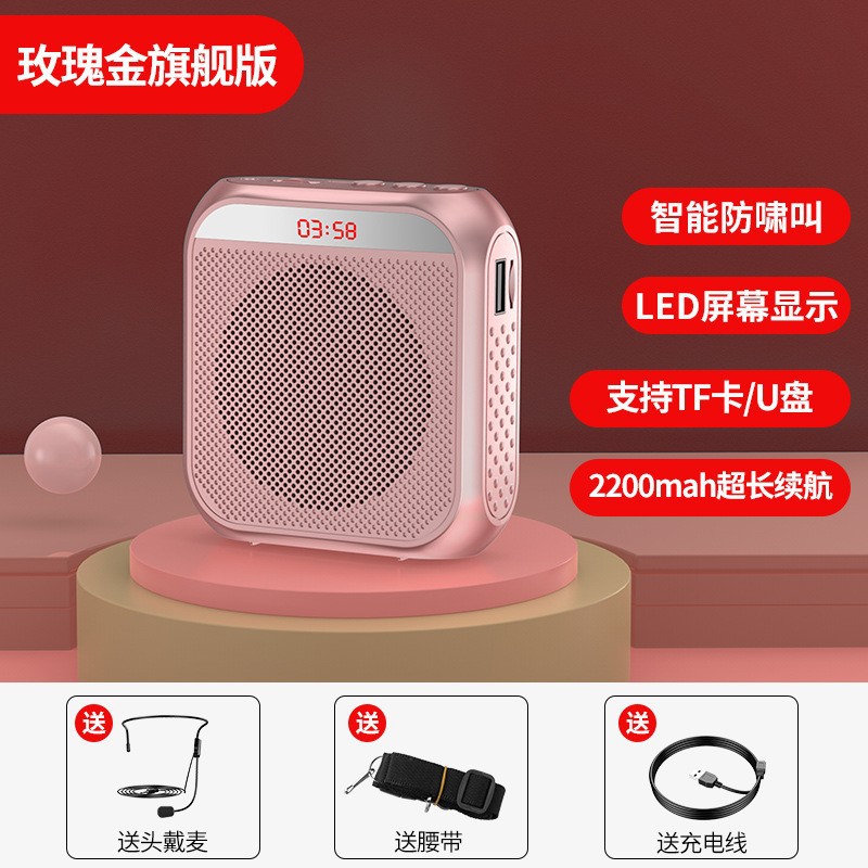 Noboxin S17 Bee Amplifier for Teacher Teaching, Tour Guide, Shopping Mall Waist-hanging Portable Sales Speaker Player