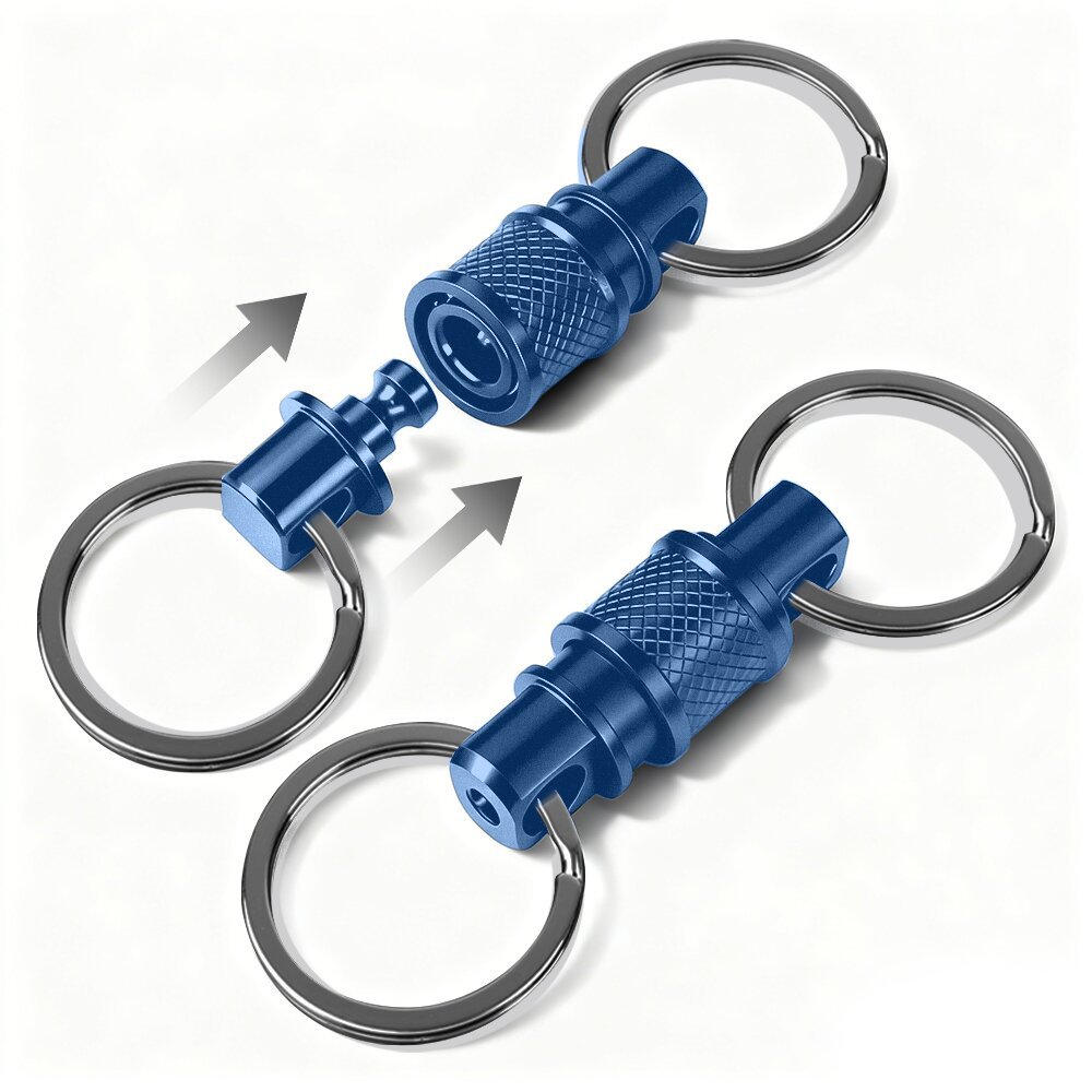 Aluminum Alloy Universal Buckle 360-degree Rotating Hanging Buckle Detachable Convenient Multi-functional Organizer Multi-purpose Hanger