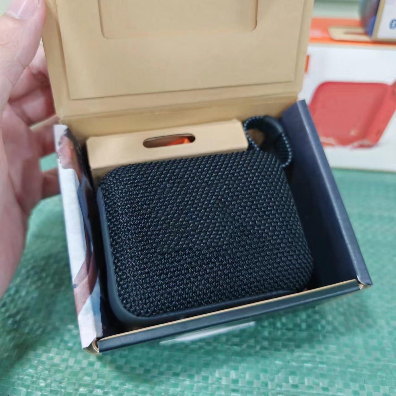 GO4 Wireless Bluetooth Speaker Gold Brick 4th Gen Waterproof Mini Compact Outdoor Portable Volume Speaker