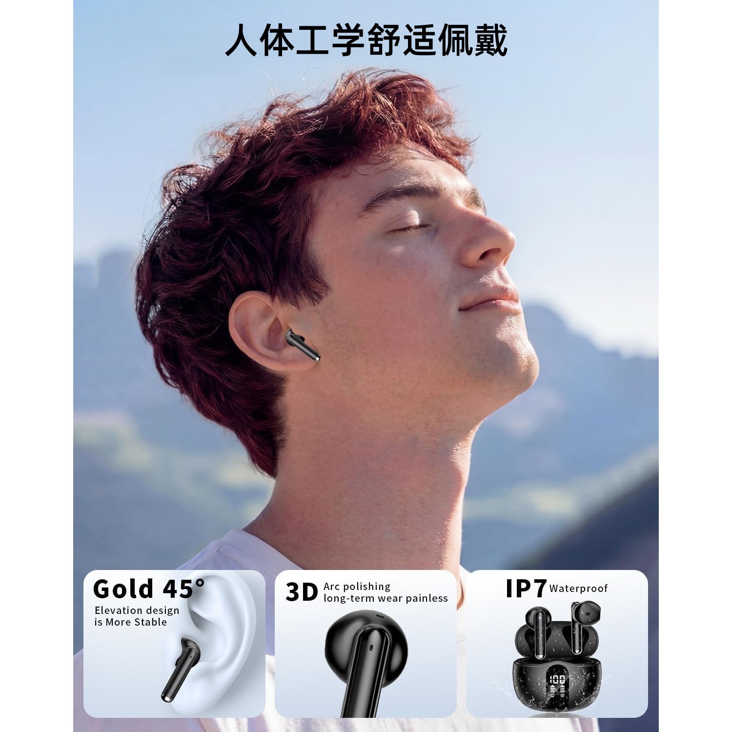 Real-time Simultaneous Interpretation Earphones Multilingual Movie Subtitle Translation In-ear Wired Earphones Android Type-C