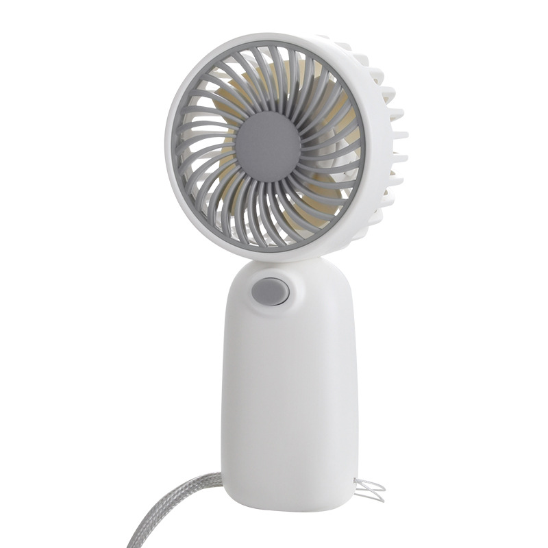 Electric Fan Handheld Small Fan Outdoor Battery Lanyard Fan Portable Strong Wind Mini Handheld Fan L-617