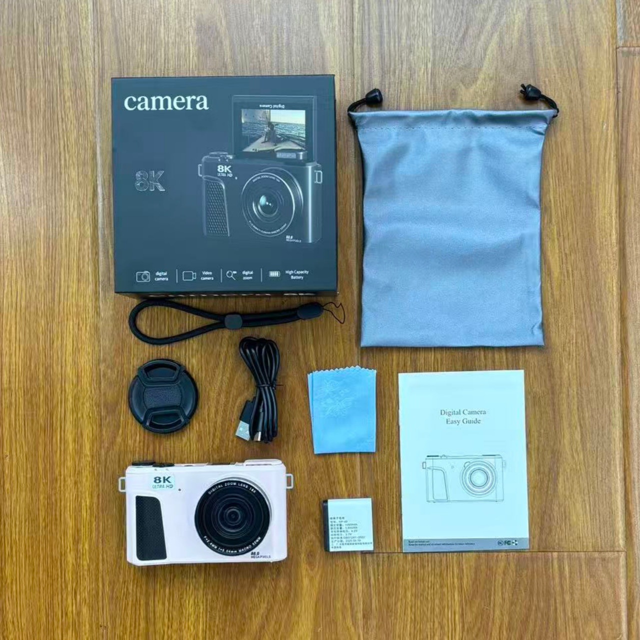 8K mirrorless digital camera high pixel flip screen WiFi upload phone student beauty camera