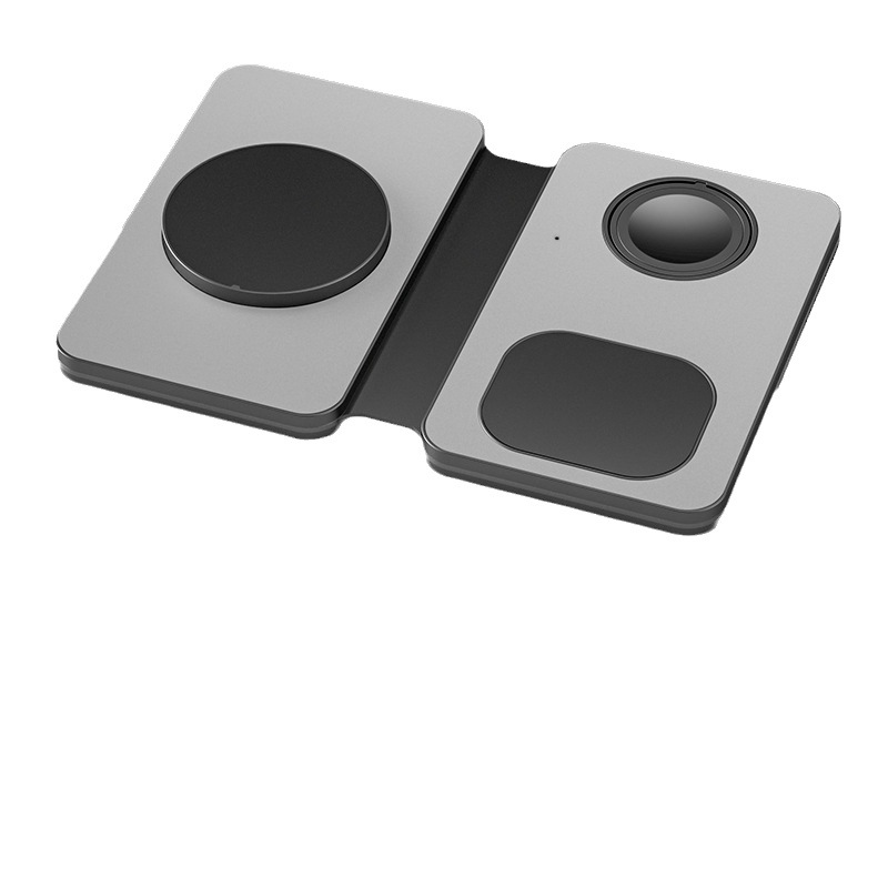 New Magsafe Wireless Charger Headphone Three-in-One Stand Magnetic Foldable Wireless Charger