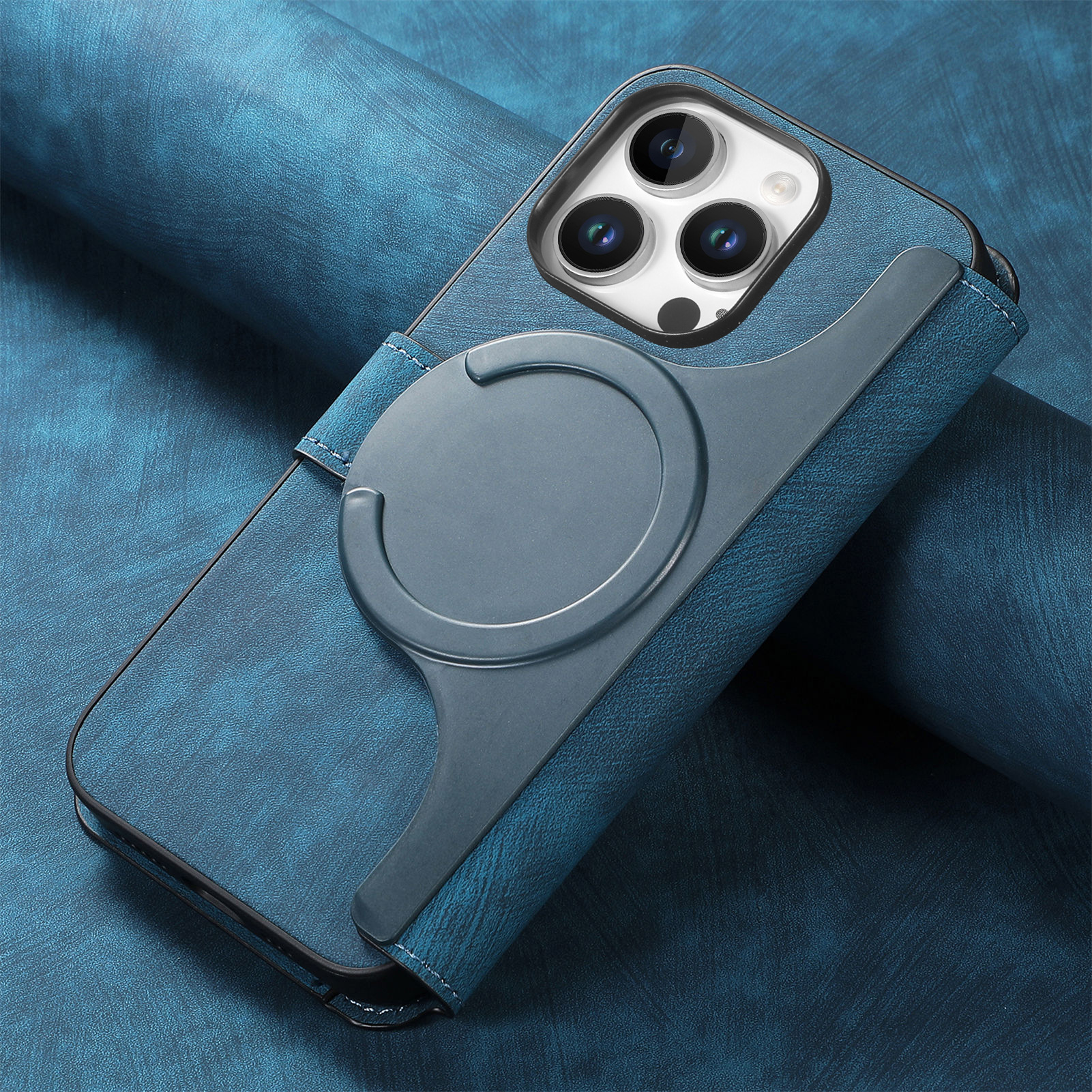 For Apple 18 Pro Max two-in-one magnetic phone case full coverage 17e anti-drop iPhone 18 protective leather case