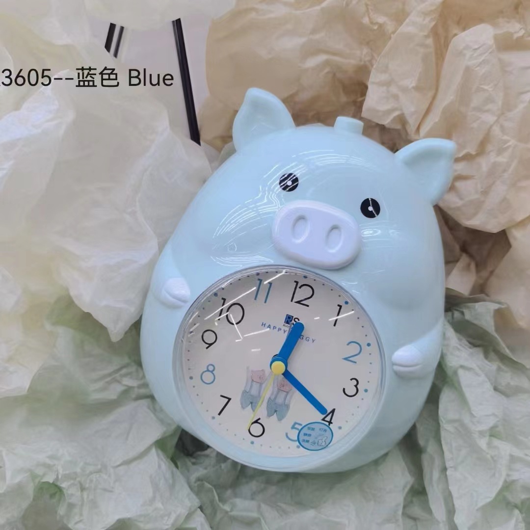 Sleepy pig dual voice talking alarm clock children special alarm clock accurate timing alarm clock