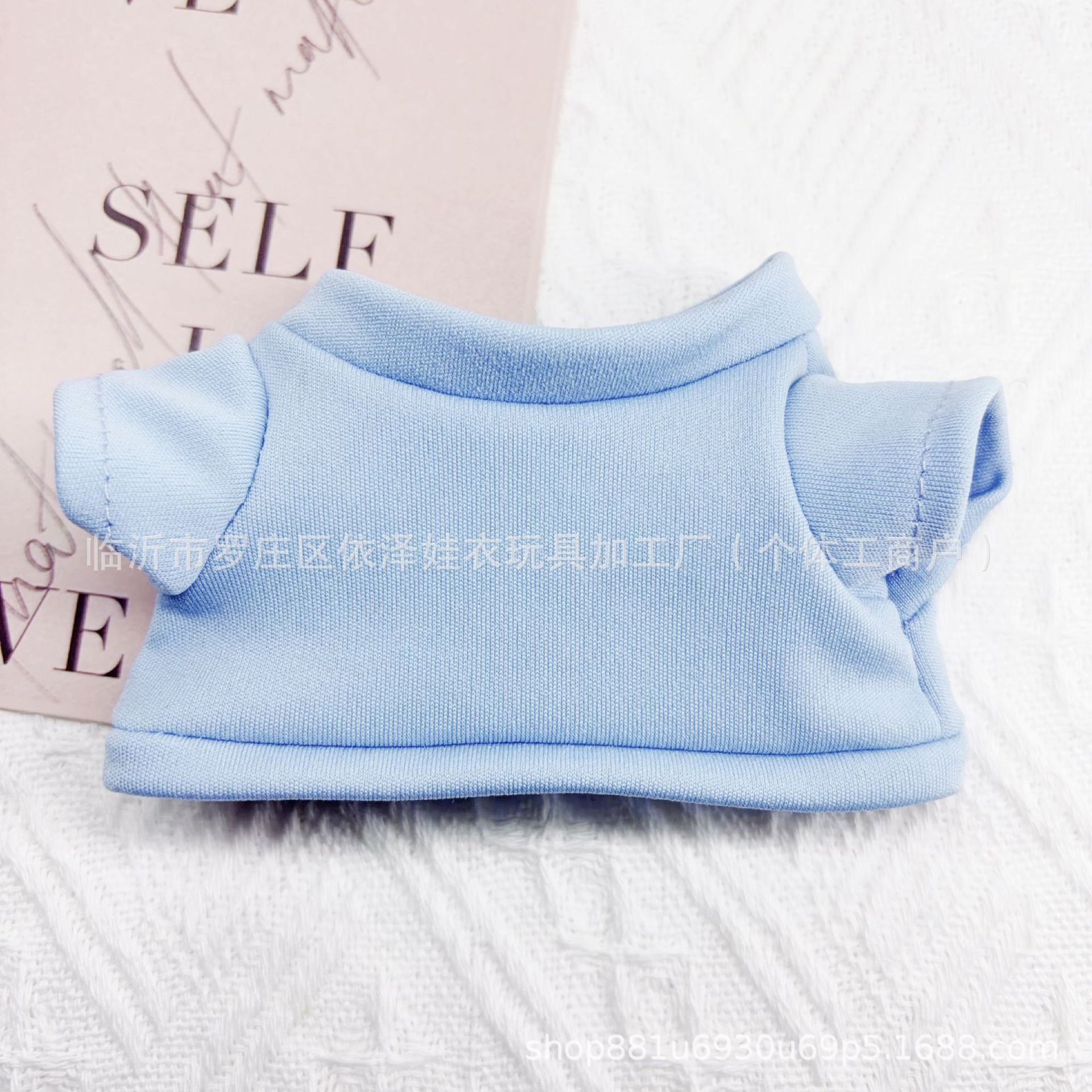 Doll Clothes 20cm Cotton Doll Clothes 23cm Plush T-shirt Toy Accessories Round Neck Top Short Sleeve