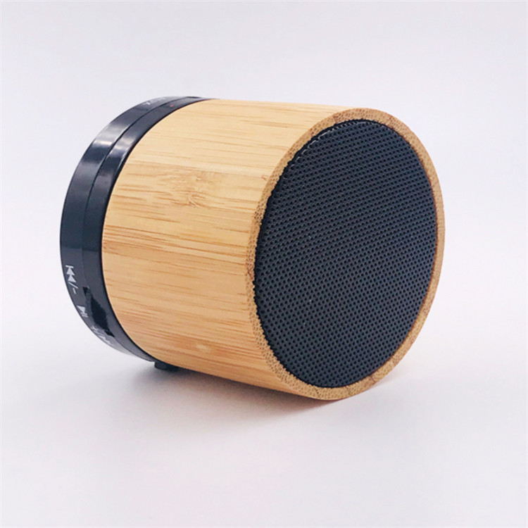 S10 wooden eco-friendly Bluetooth speaker mini bamboo wireless speaker card audio subwoofer 1